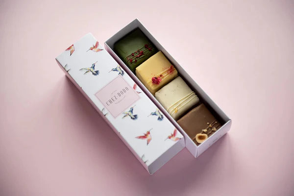 4-piece mignon collection in our signature hummingbird box