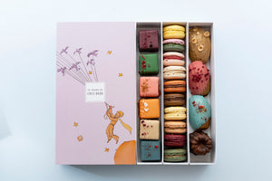 Holiday dessert selection in our 'Petit Prince' gift box