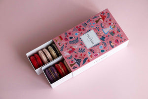 12-piece macaron selection in 'Wonderland' gift box