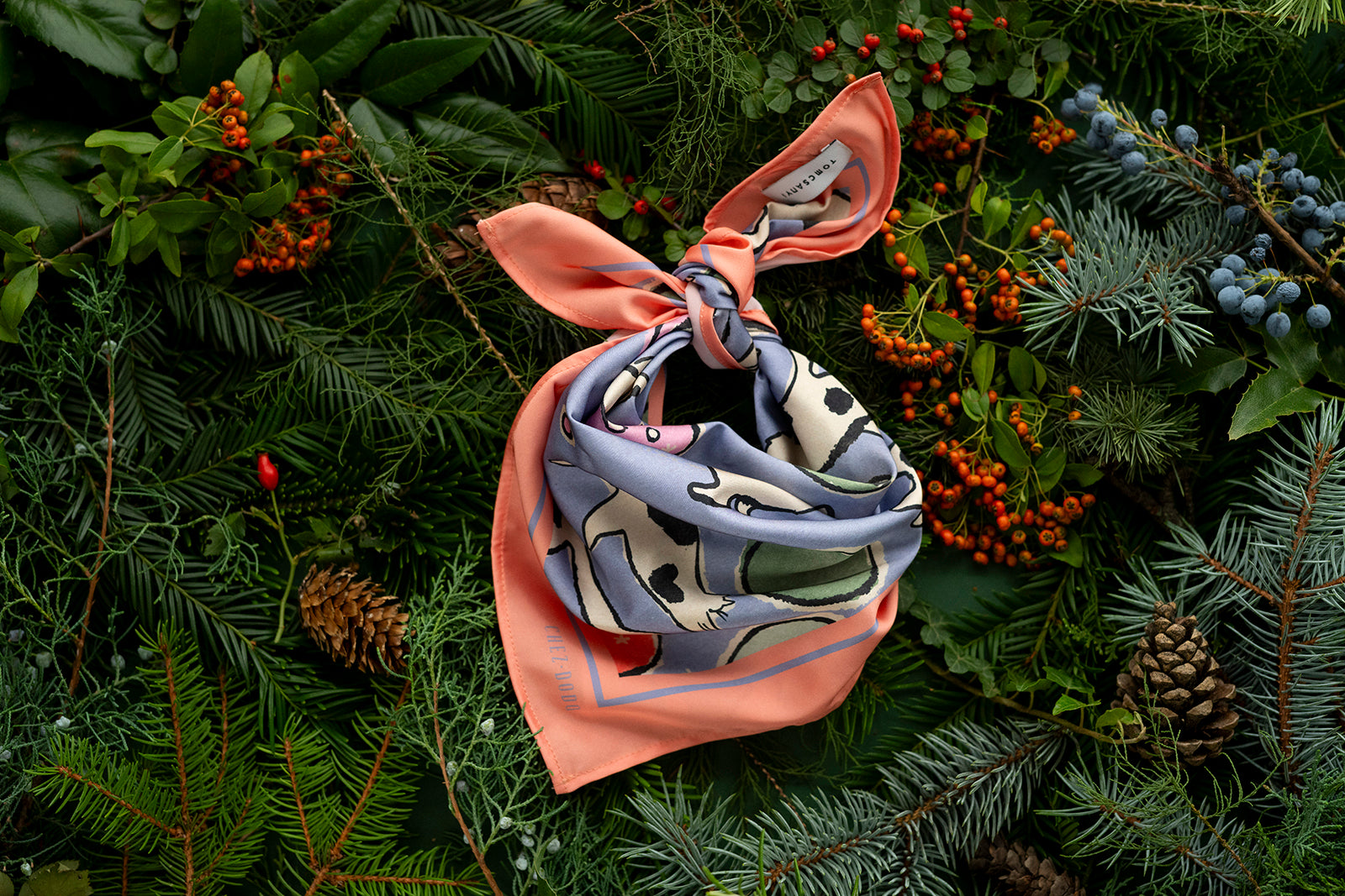 TOMCSANYI 'Cats' kollekciós kendő